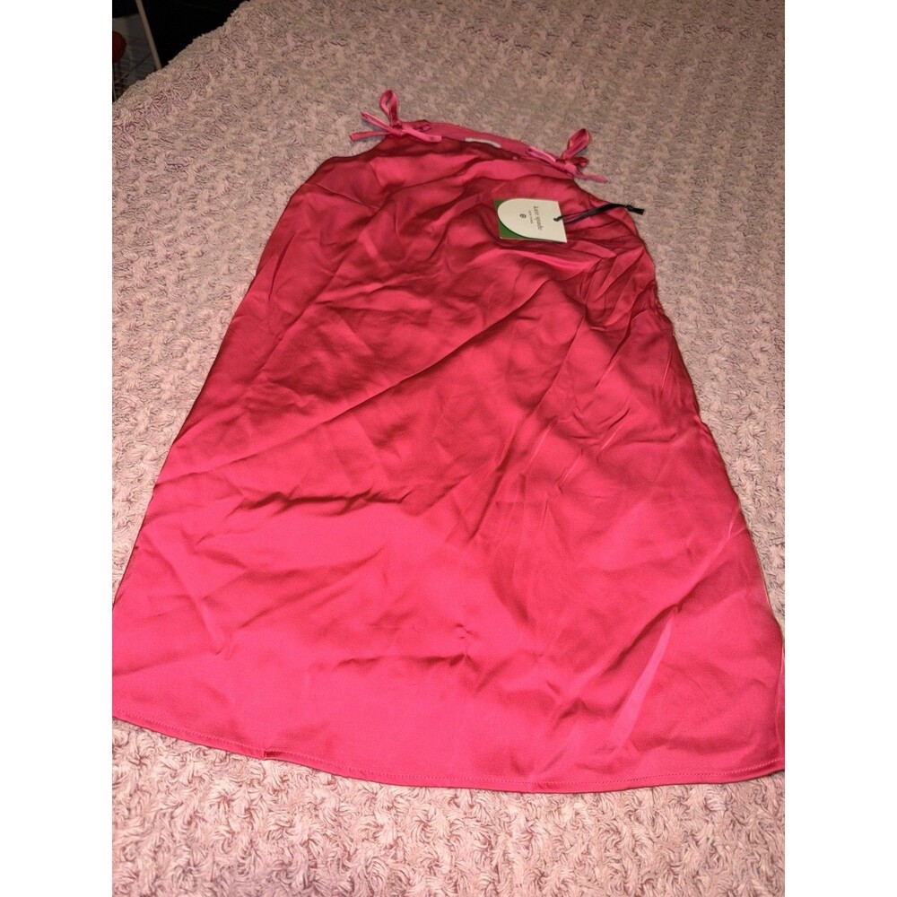 NWT Kate Spade New York X Target Satin Mini Dress NWT XXS Pink Bow